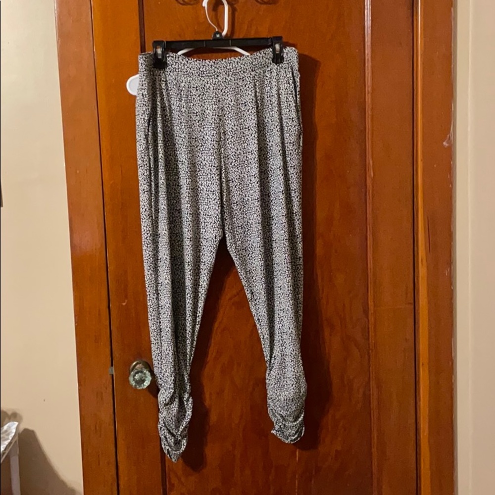 Leopard print dress pants